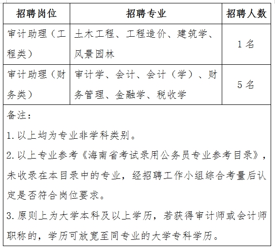 琼结县审计局最新招聘启事概览